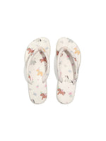 Pony Print Flip Flops
