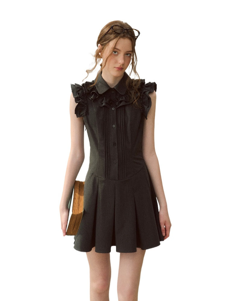 Ruffle Collar Dress