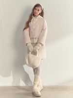 Reindeer Footprints Hooded Down Jacket