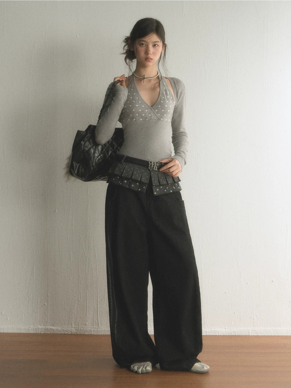 Polka Dot Knit Set