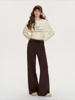 Cotton Straight Pants