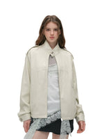 Litchi Leather Jacket