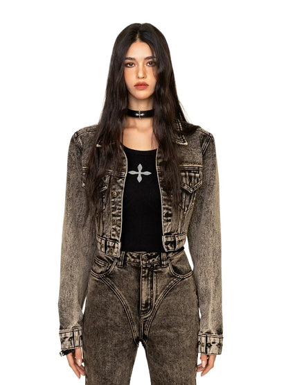 Ancient Myth Mustang short Denim Jacket