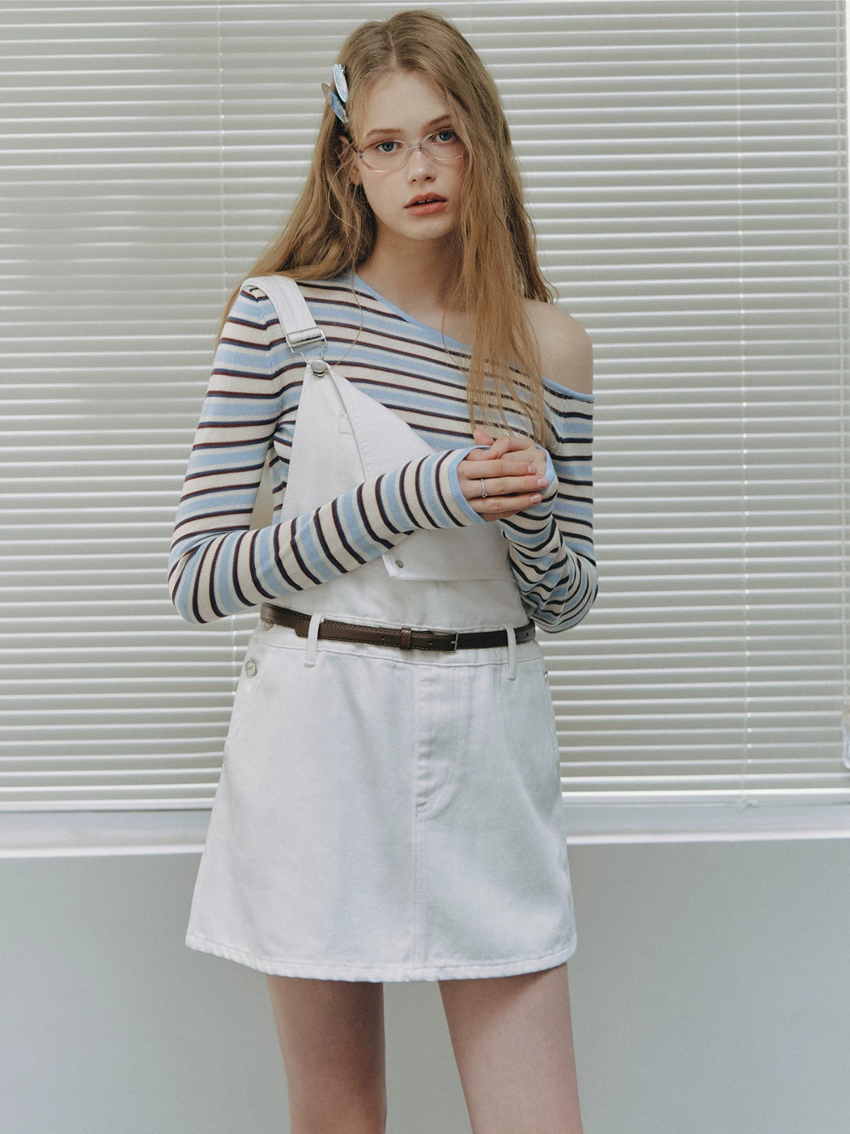 Denim Overall Skirt