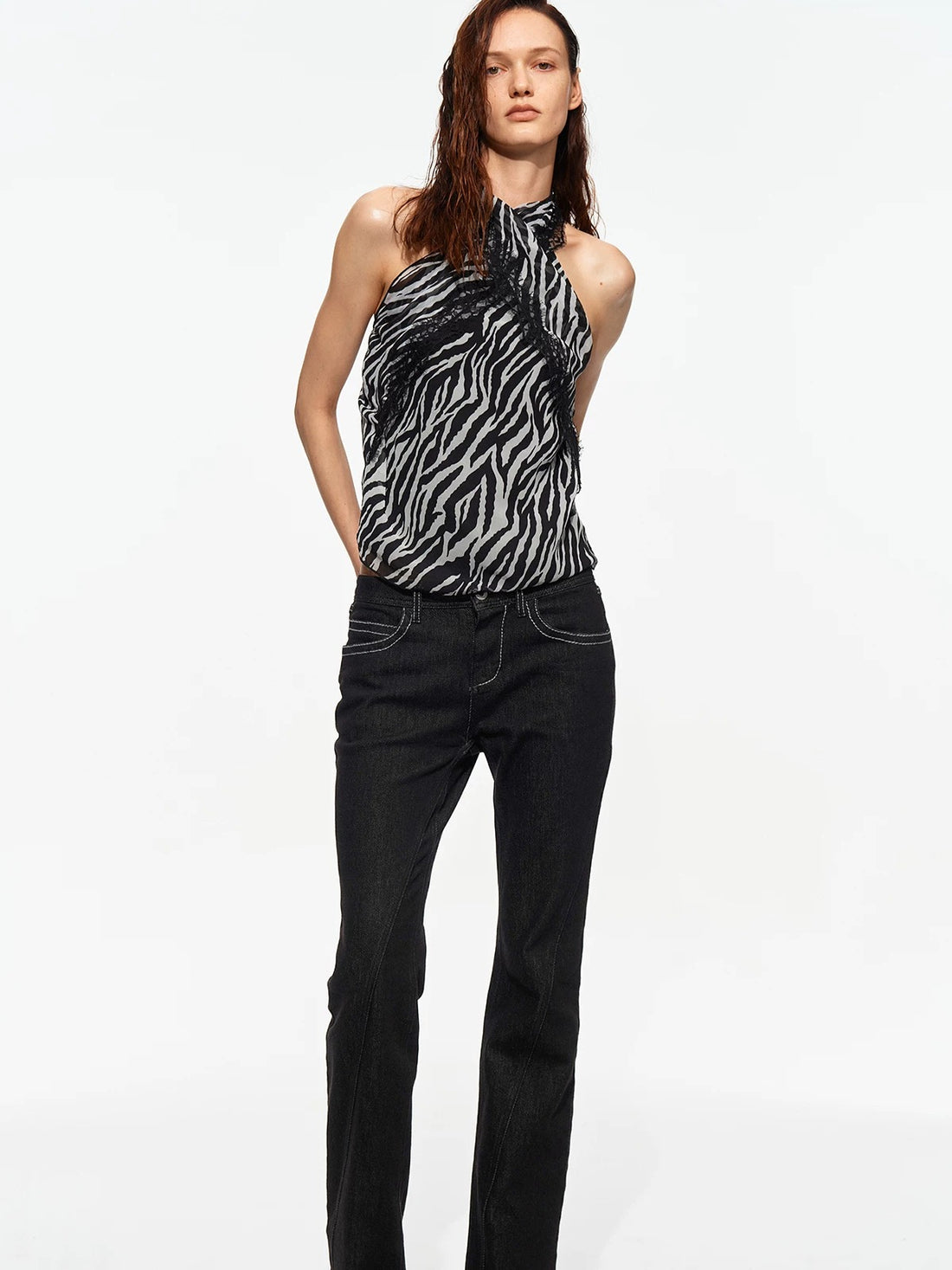 Printed Halter Cami