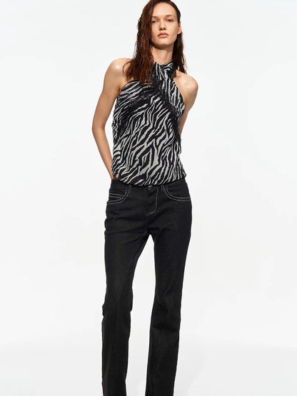 Printed Halter Cami