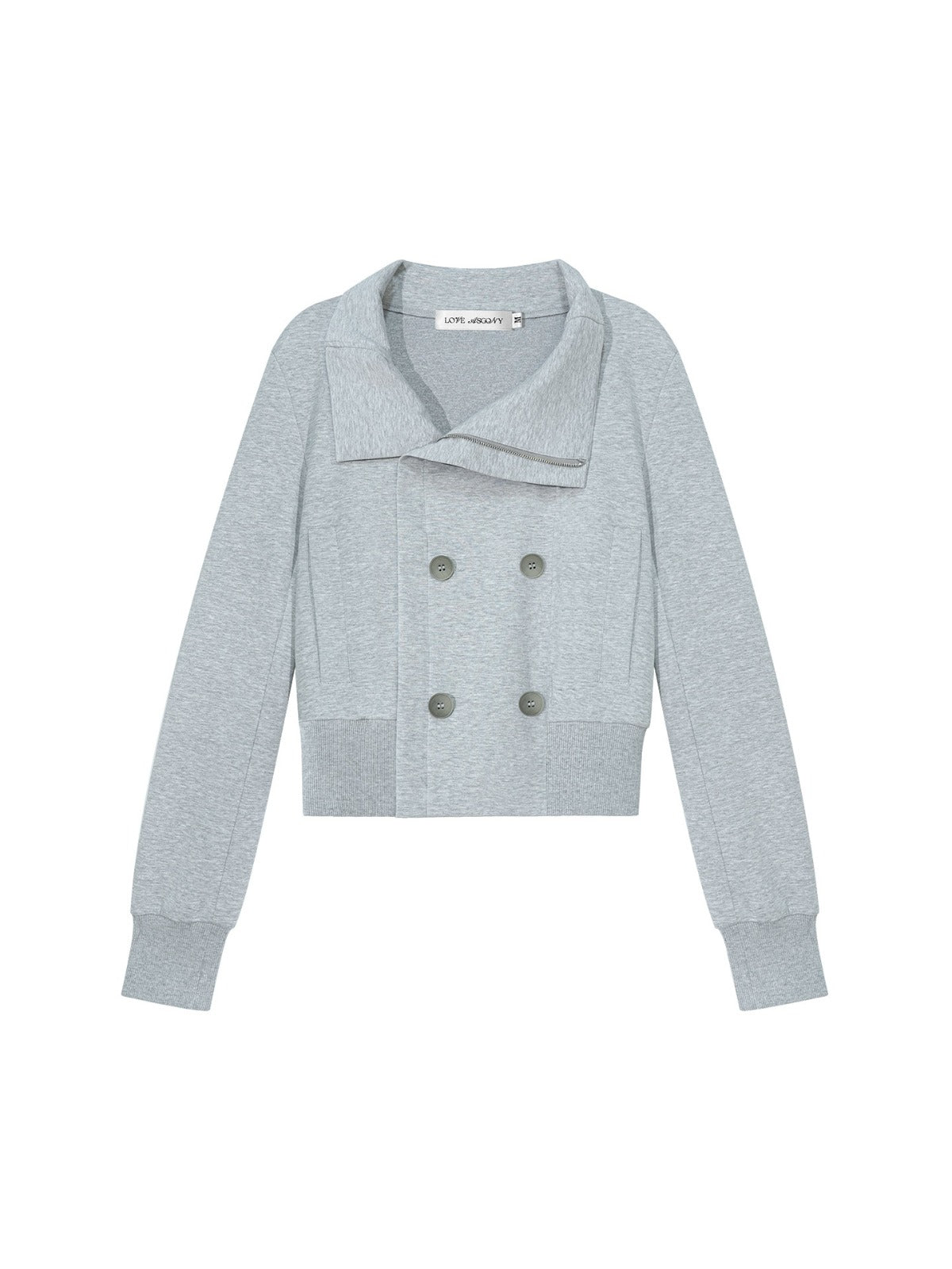 Double Breasted Jacket &amp; Sweatpants Set