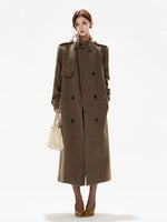 Brown Wool Blend Coat