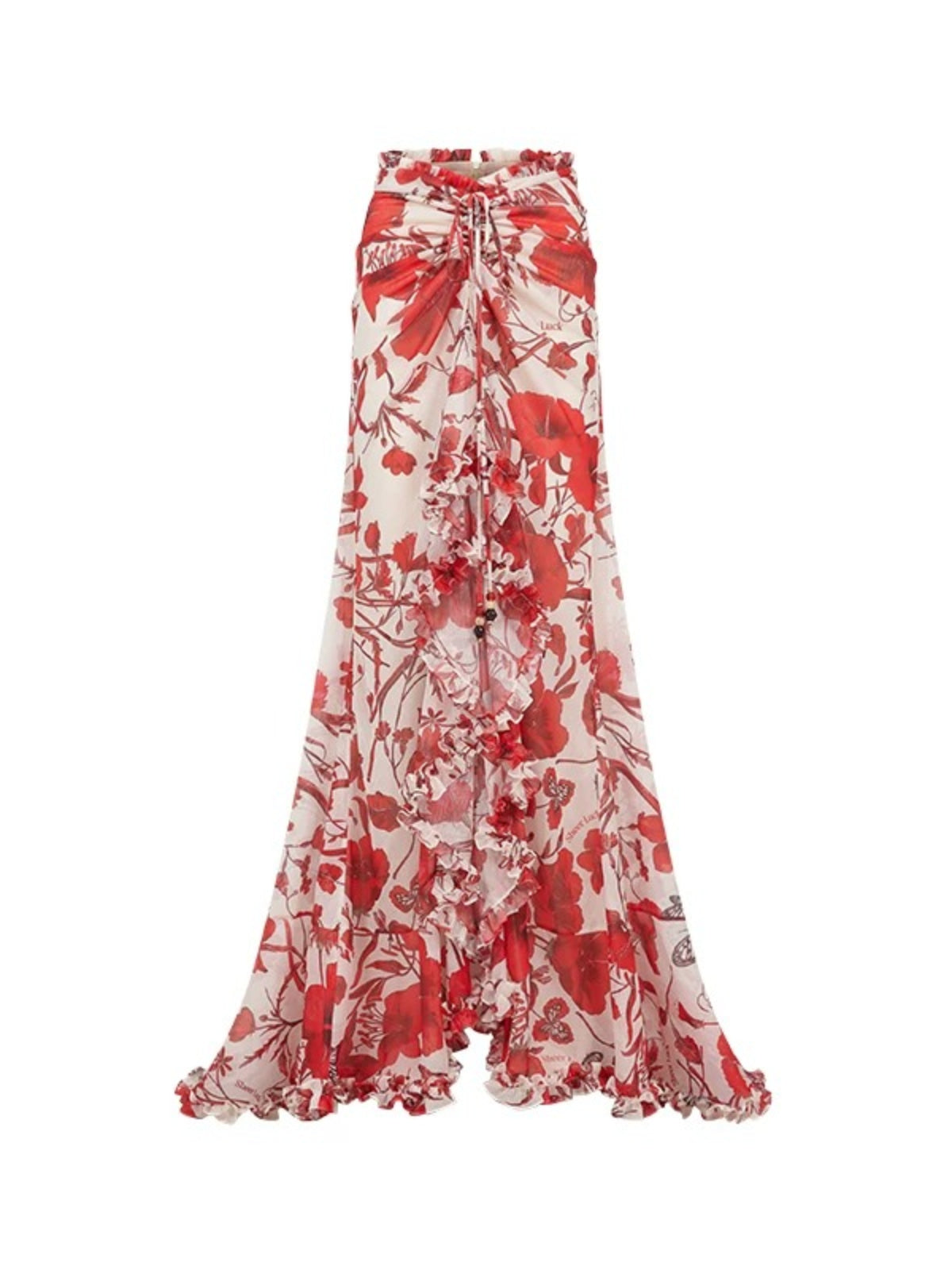 Floral Halter Top Skirt Set