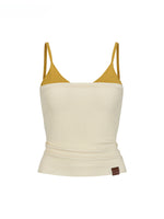 Color-Block Spliced Strap Vest