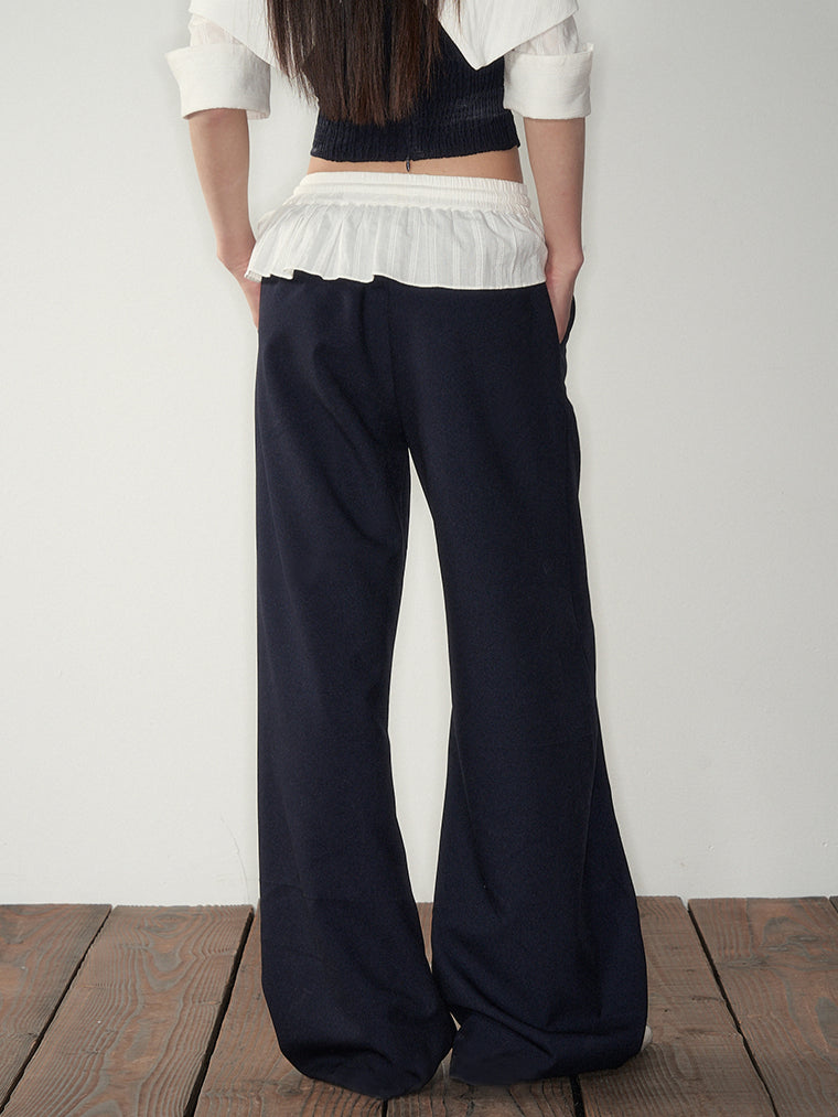 Off-Shoulder Active Blouse &amp; Pants Set