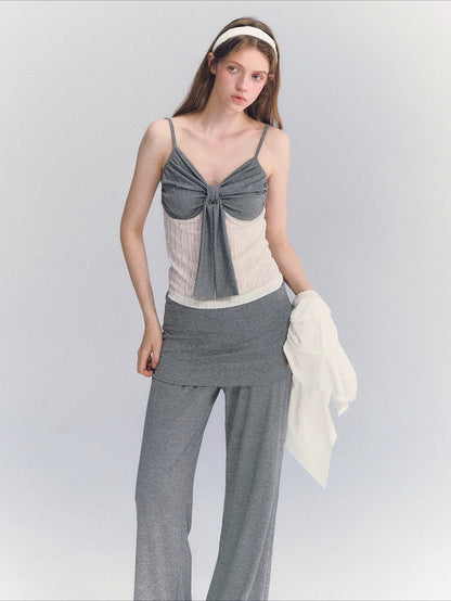 Bow Contrast Camisole