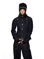 Vintage Denim Jacket & Pants Set