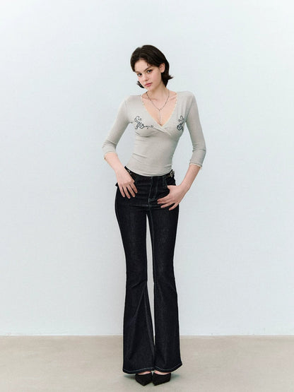 Navy &amp; Blue Vintage Flare Jeans