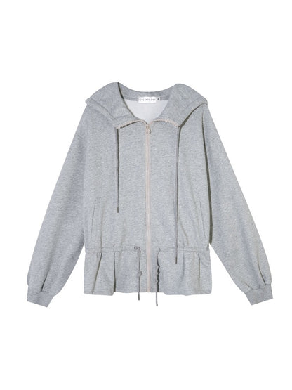 Drawstring Fleece-lined Hoodie &amp; Pants Set