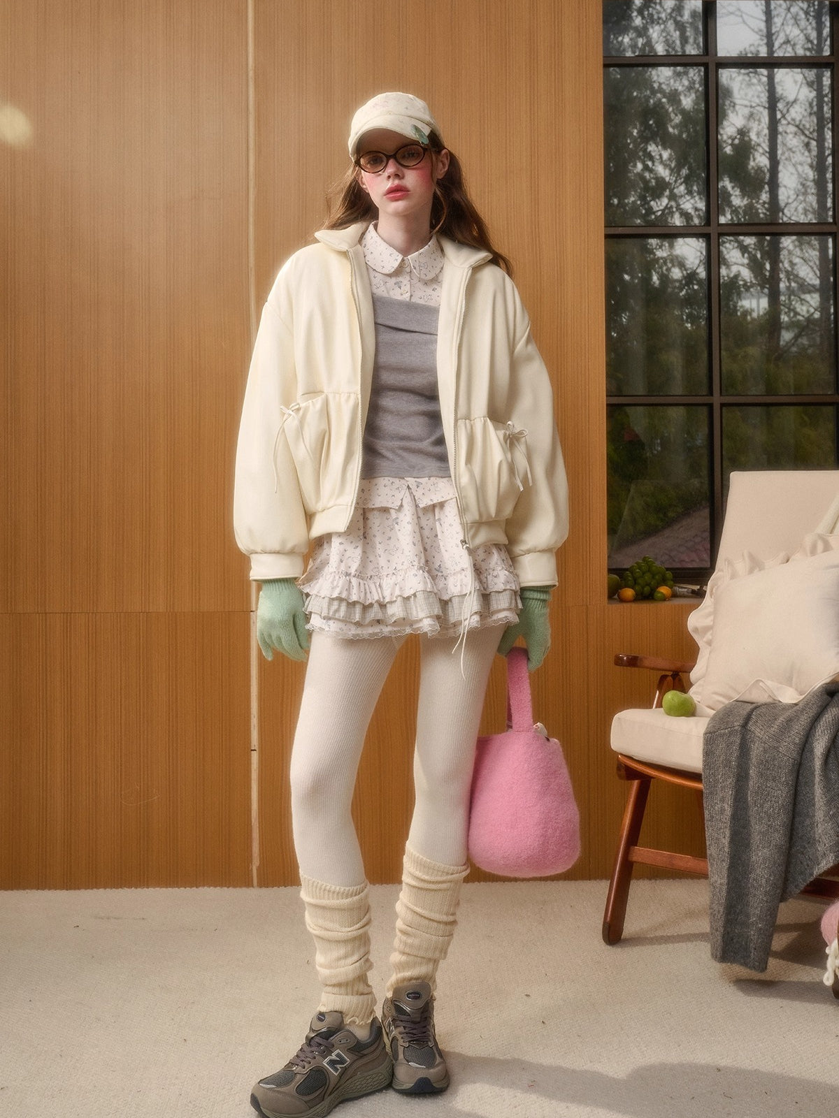 Bunny Fountain Two-Piece Print Set