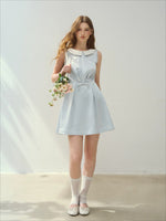 Pink & Blue Pearl Holiday Dress