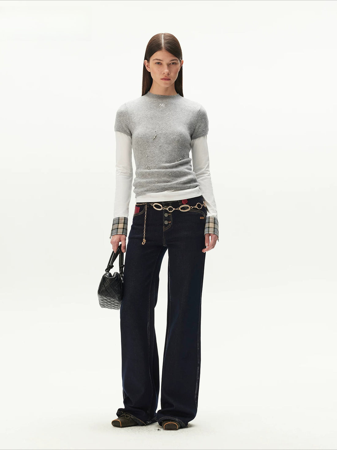 Gelain Pearl Detail Tee