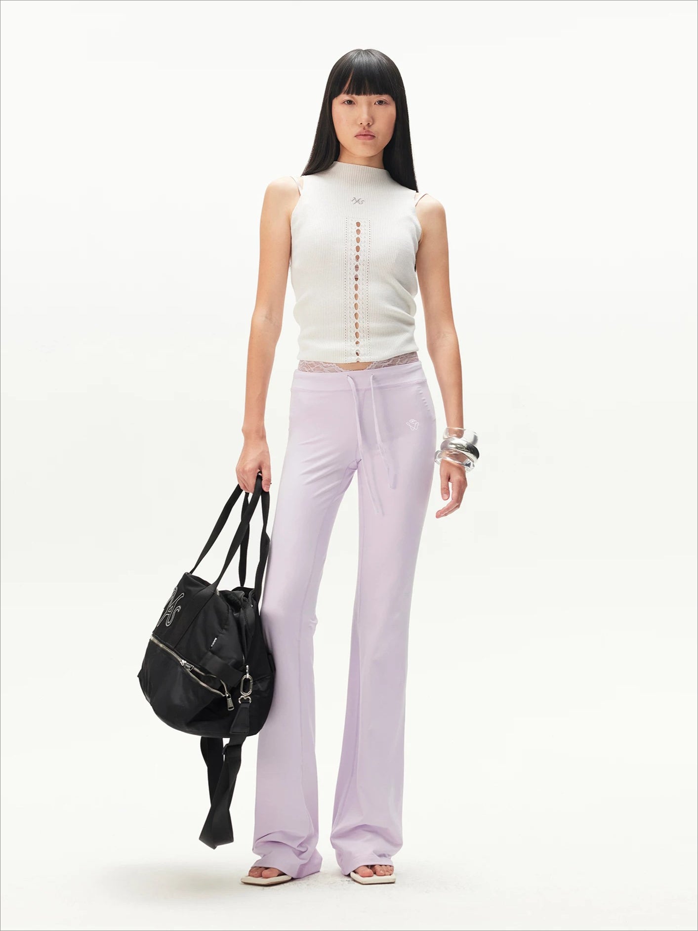 Ribbed Wool Knit Tank