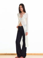 Anti-Pilling Round Neck Lightweight Knit Cardigan
