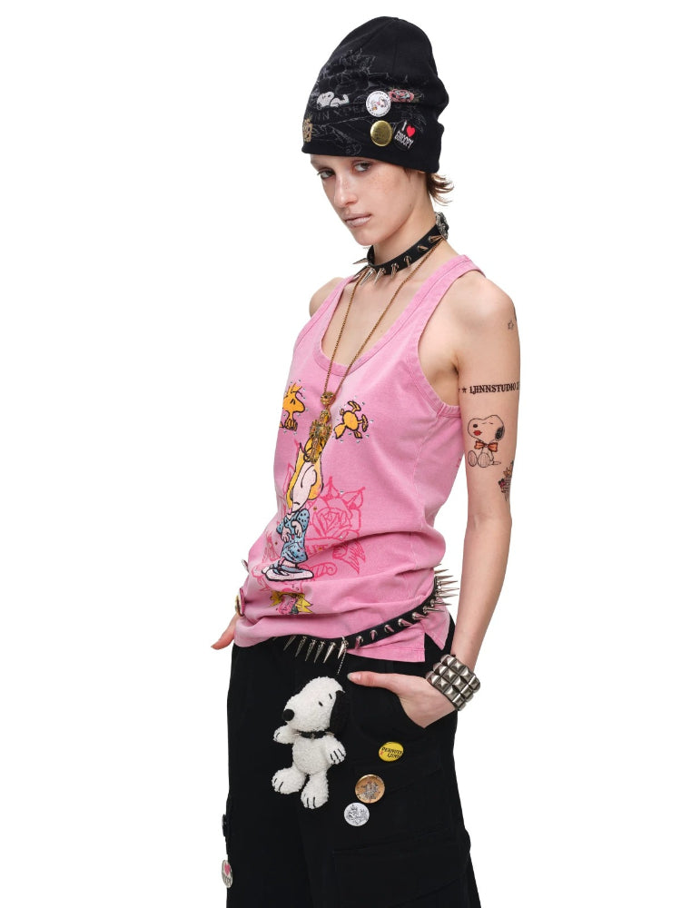 Distressed Multi-Pocket Cargo Pants
