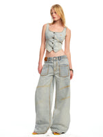 Washed Reversed - Pocket Jeans