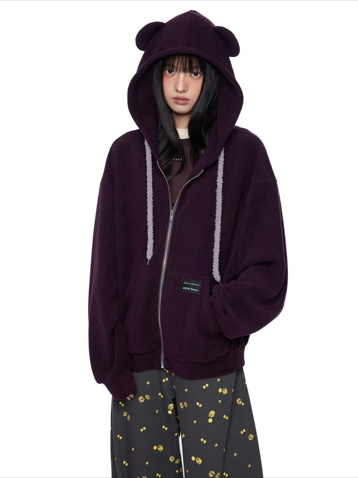 Bear Ear Hoodie Jacket
