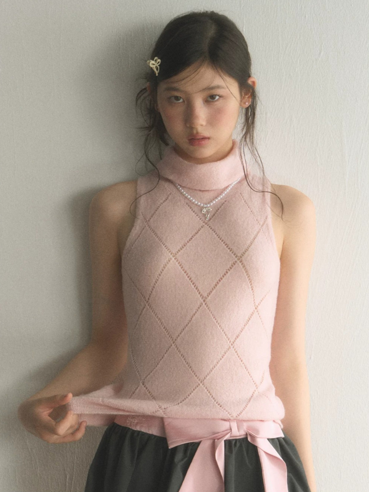 Diamond Knit Vest