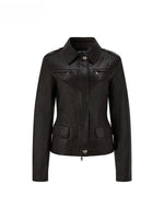 Distressed PU Jacket