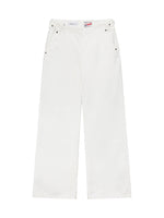White Straight Leg Jeans