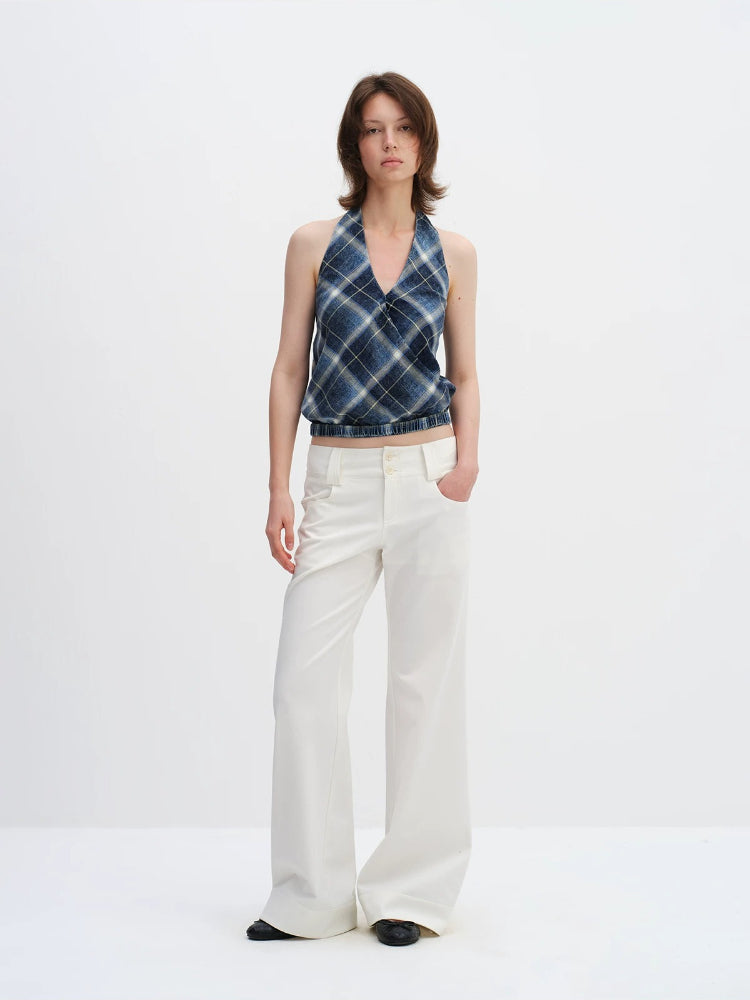 Low Waist Wide-leg Pants