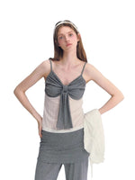Bow Contrast Camisole
