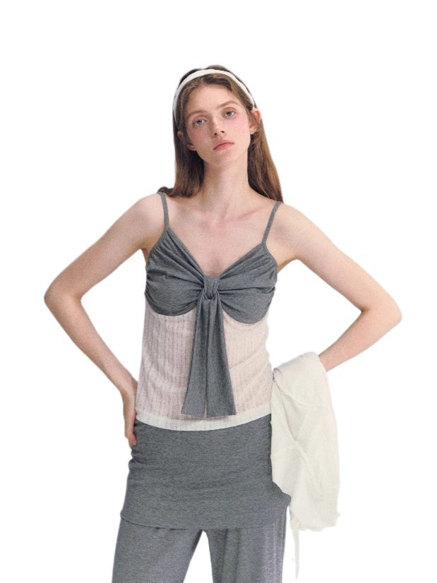 Bow Contrast Camisole