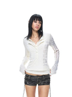 Y2K V-Neck Slim Fit T-Shirt