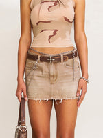 Rage Wild Diamond Denim Skirt Wild Diamond