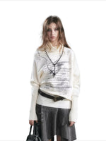 Asymmetric Chain Sweater