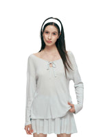 Bow Tie Knit Cover Up