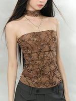 Choker Mesh Tube Top