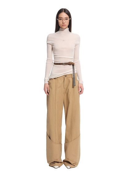Megan Wool Turtleneck Blouse