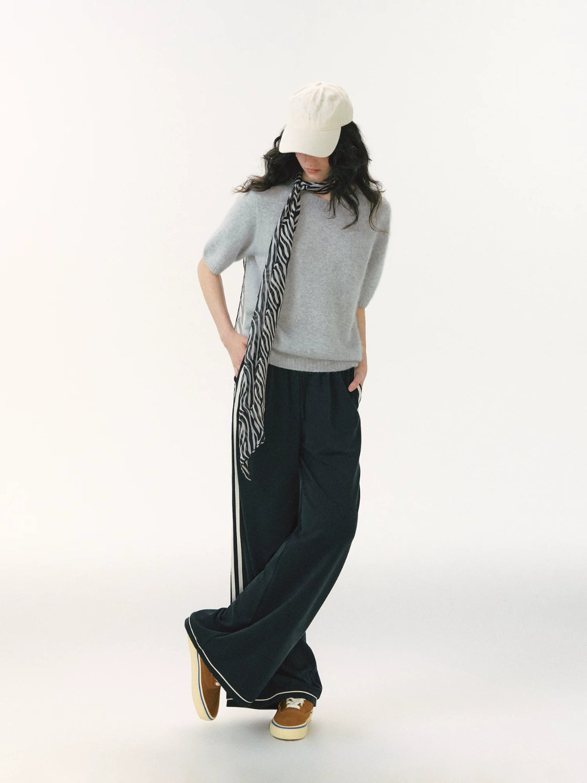 Silk Cashmere Brushed Sweater