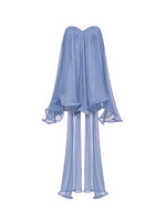 Chiffon Tube Top Dress