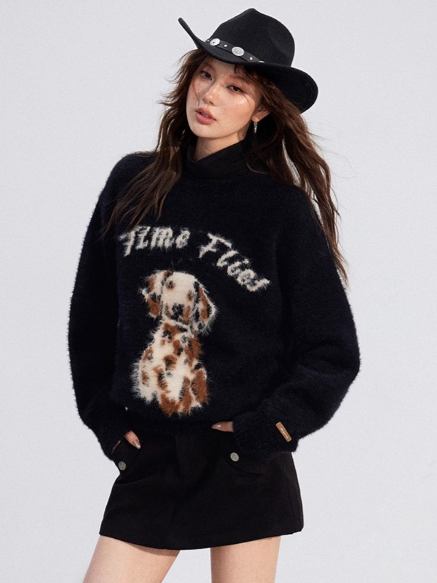 Cartoon Puppy Sweater