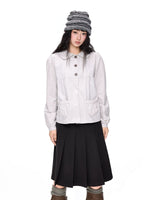 Polka Dot Doll Collar Shirt
