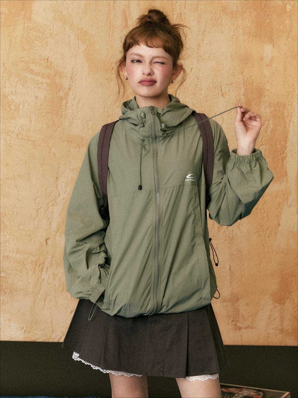 Retro Windbreaker Jacket