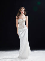 Lace Corset Satin Maxi Dress