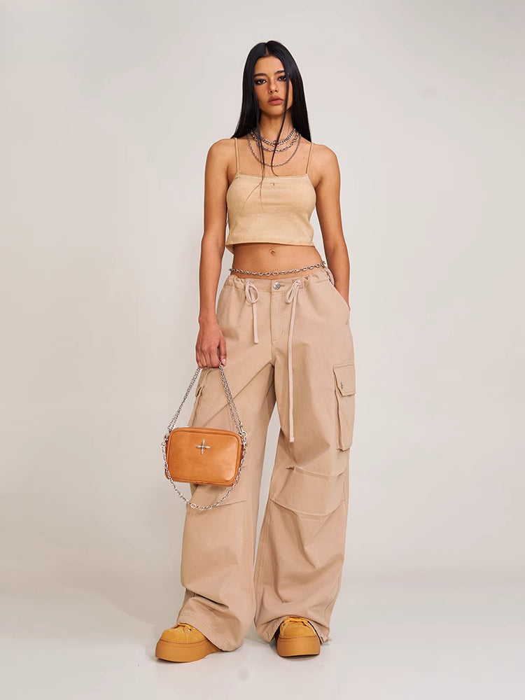 Compass Retro Para Pants Sand