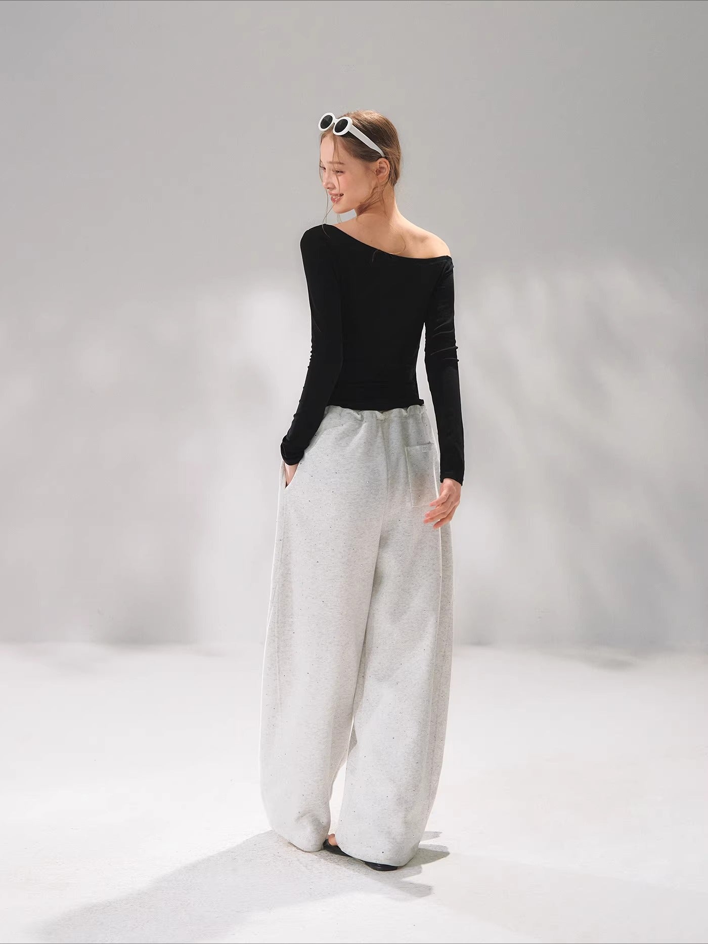 Crystal Drawstring Sweatpants