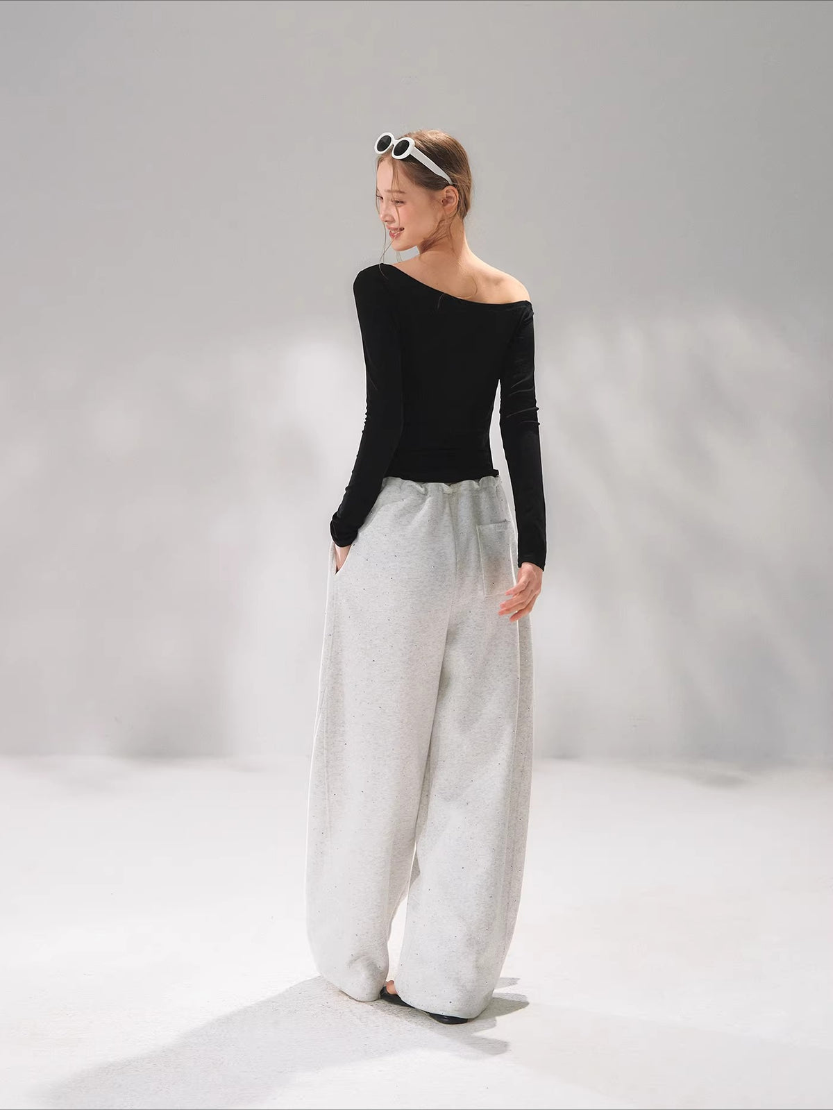 Crystal Drawstring Sweatpants