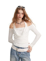 Off Shoulder Draped Top