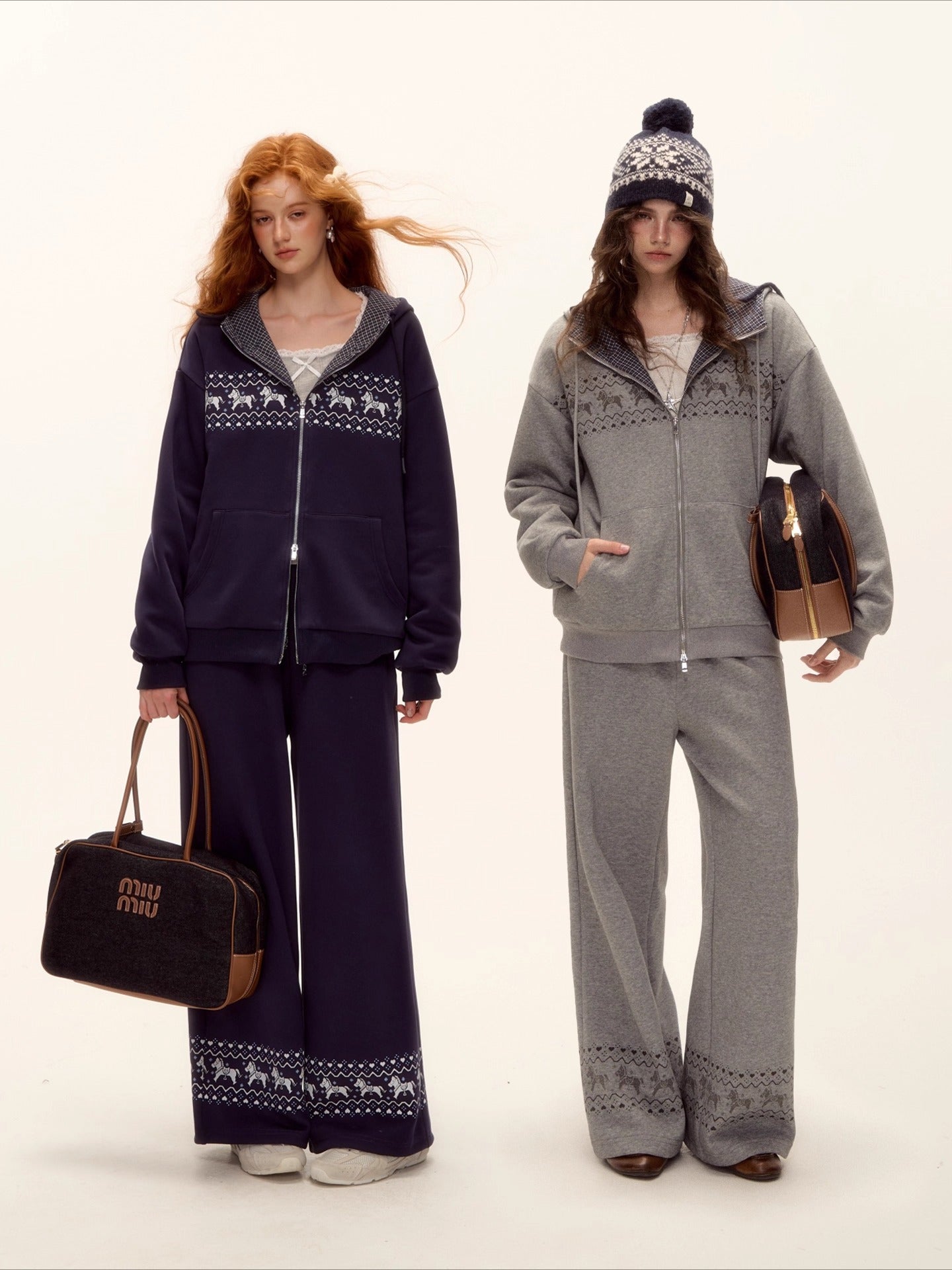 Fair Isle Hoodie Set